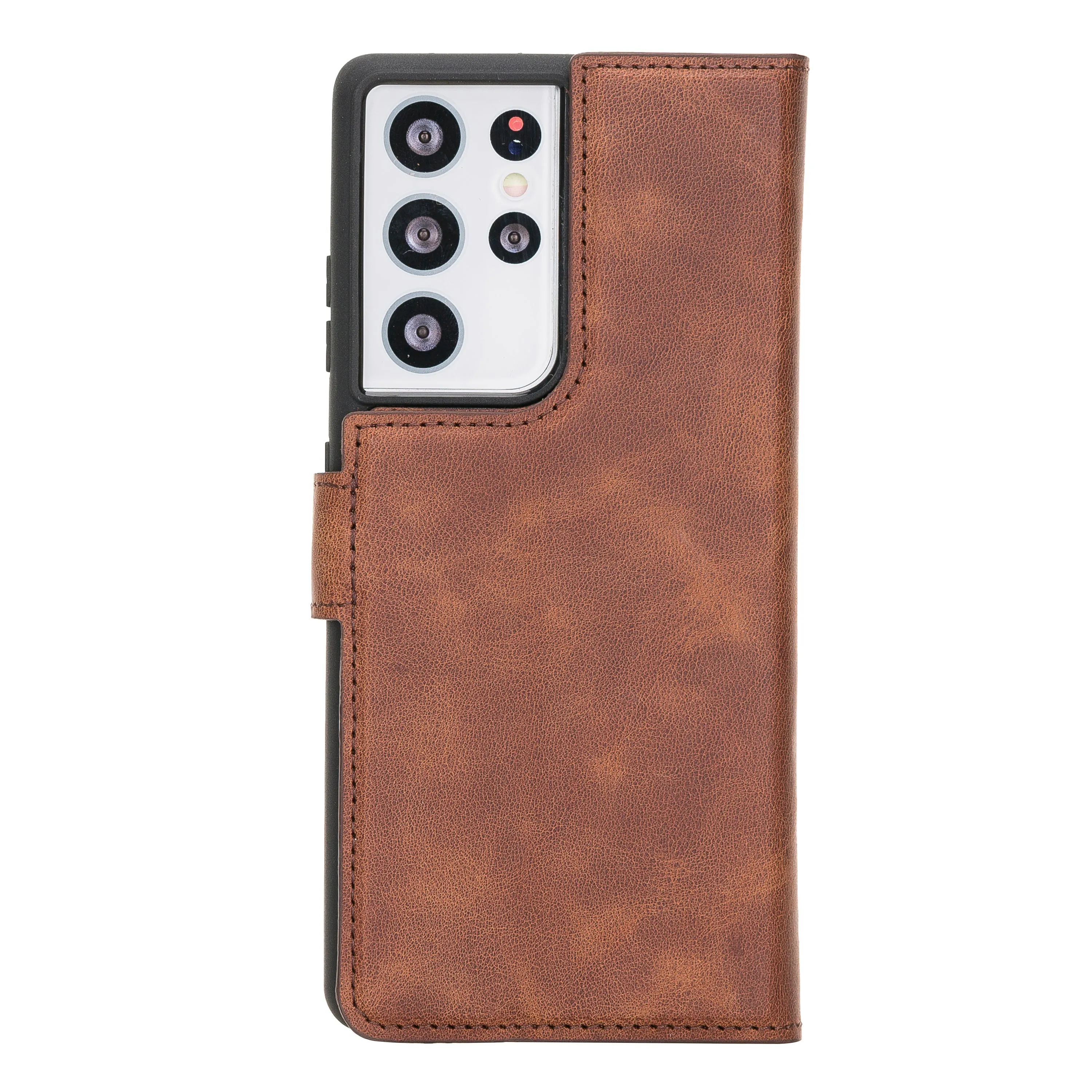 Samsung Galaxy S21 Ultra Magnetic Detachable Leather Wallet Case