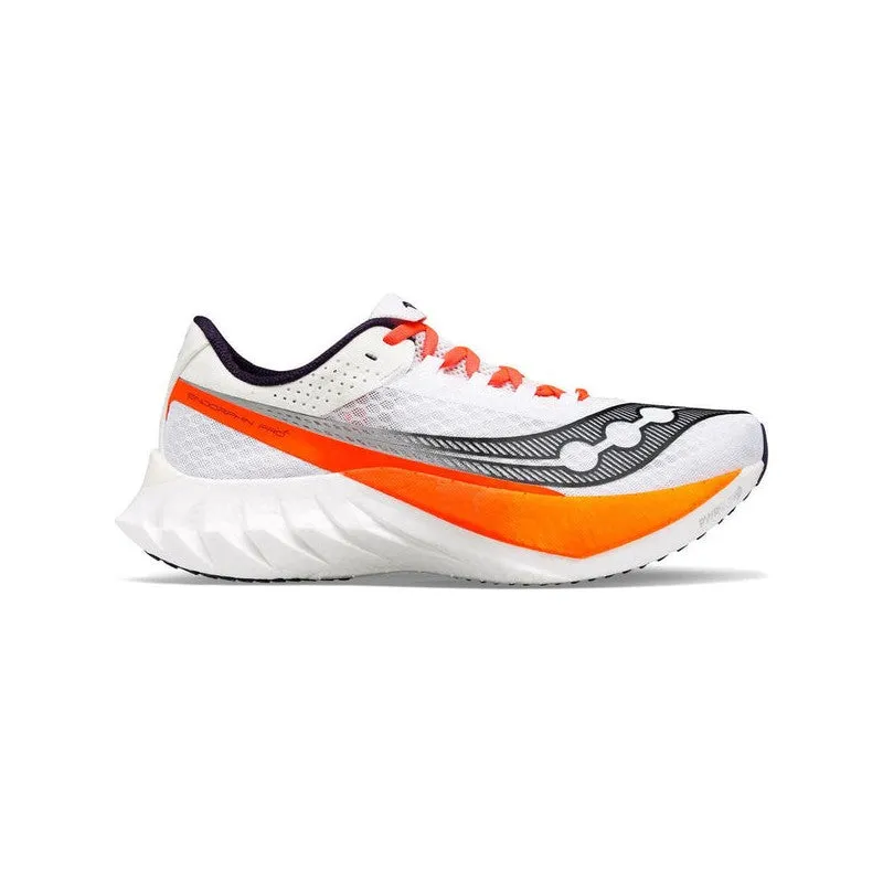 Saucony Endorphin Pro 4 (Mens) - White/Black Blanc/Noir