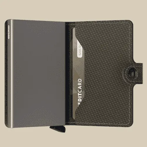 Secrid Miniwallet The CARBON Khaki