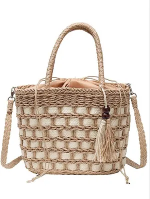 Selena Straw Handbag