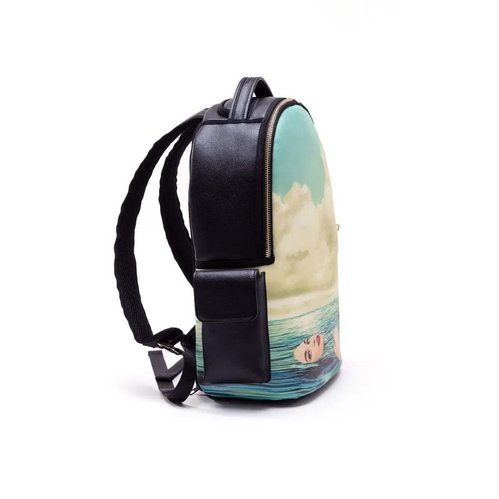 Seletti Toiletpaper Travel Rucksack Seagirl