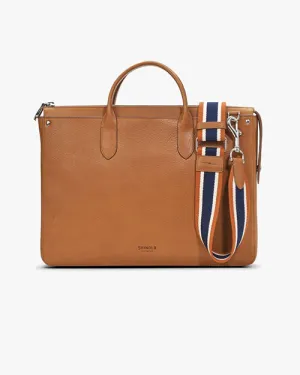 SHINOLA | The Slim Traveler Brief Case | Tan