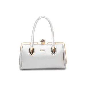 Silver Fancy Hand Bag P35826