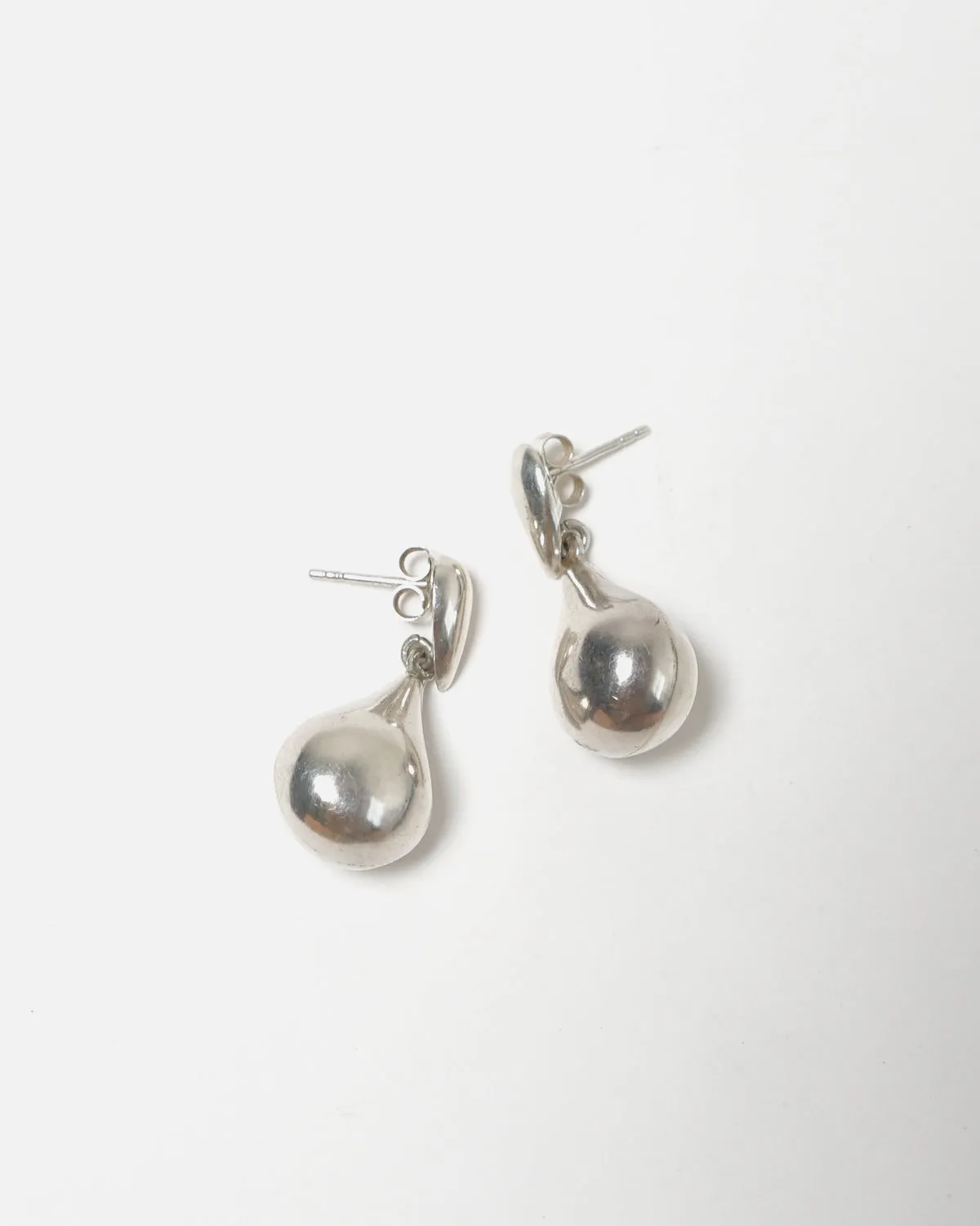 Silver Teardrop Earrings