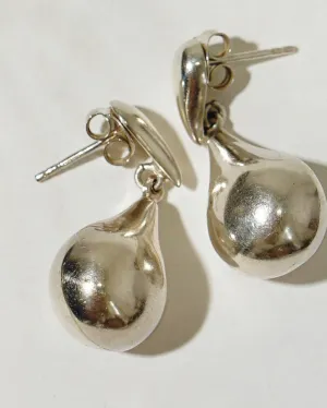 Silver Teardrop Earrings