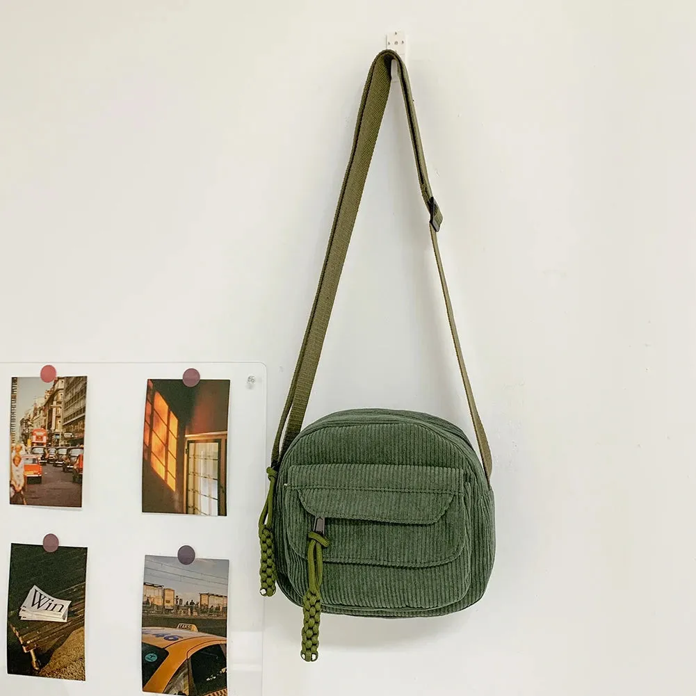 Small Corduroy Shoulder Bag