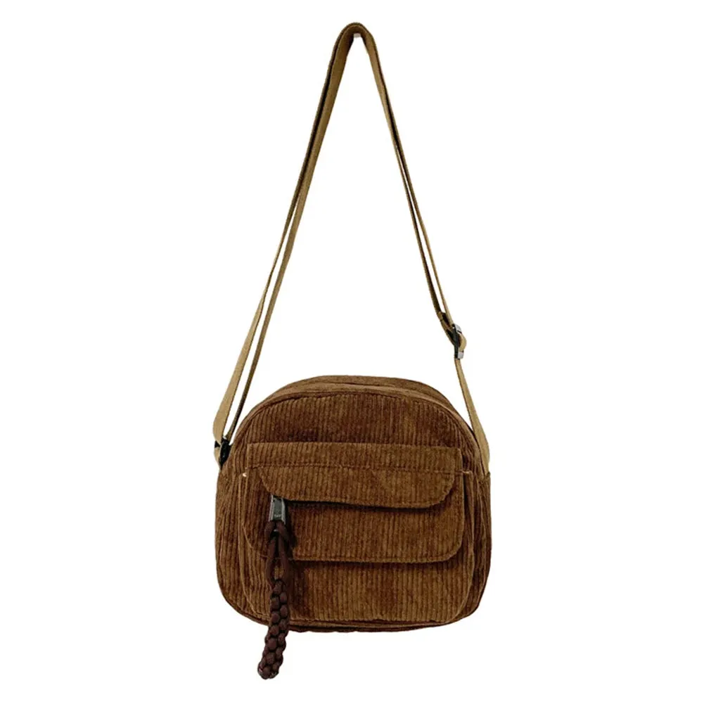 Small Corduroy Shoulder Bag