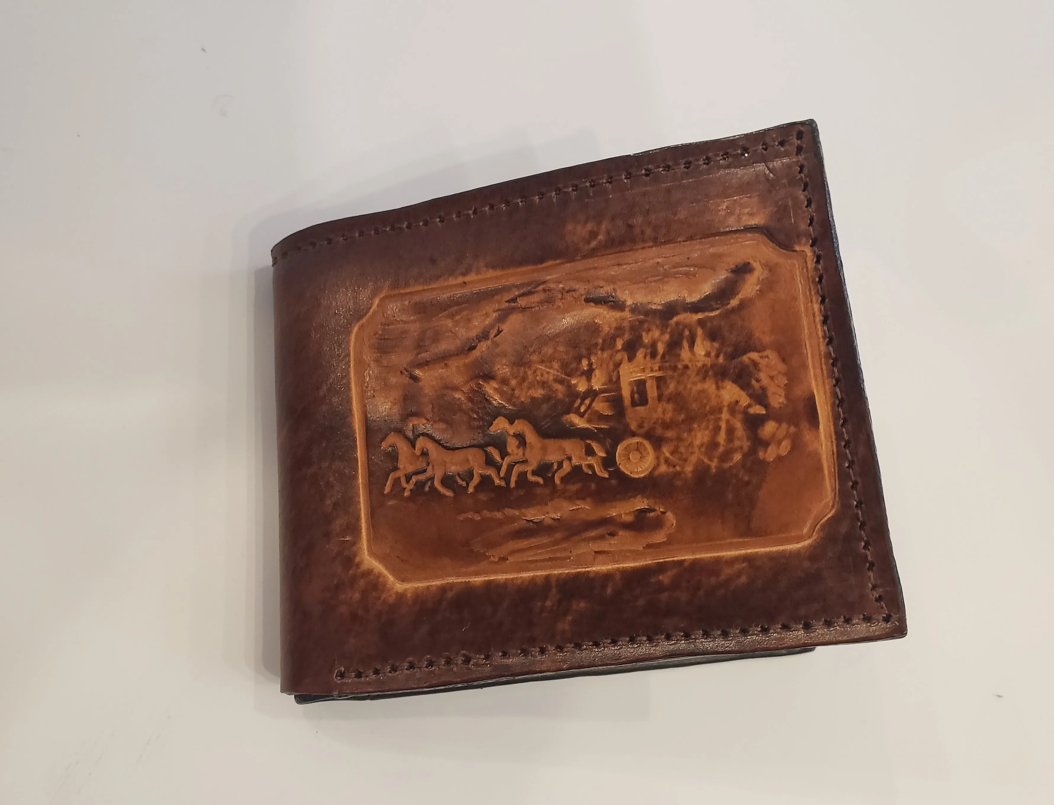 Stagecoach Leather Bi-fold Wallet