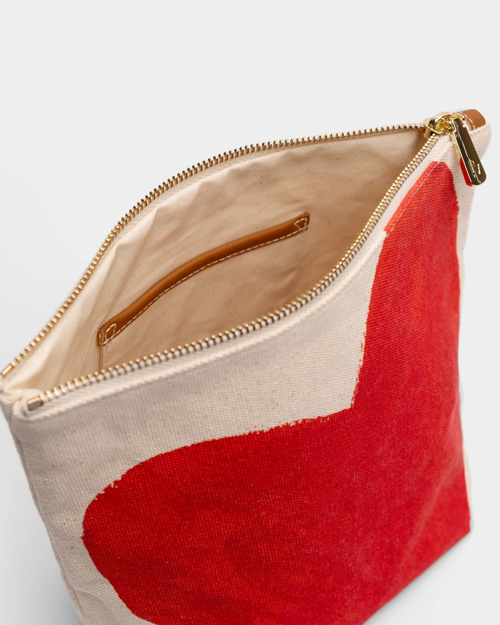 Tall Heart Cosmetic Bag