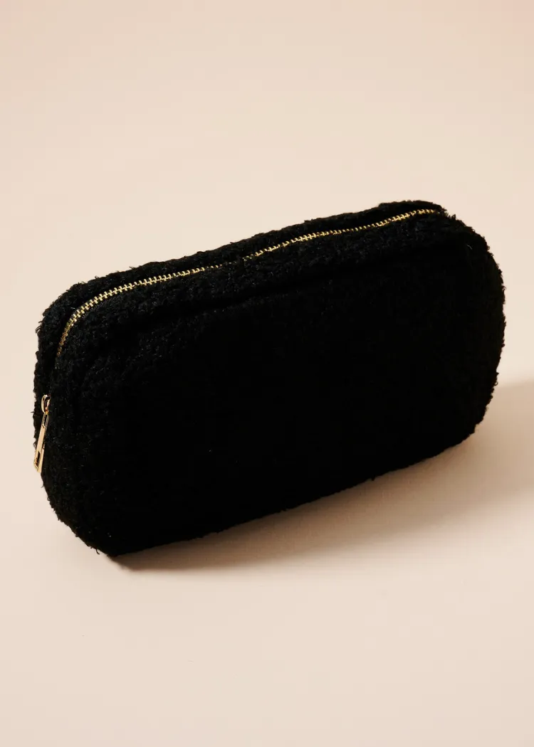 Teddy Cosmetic Pouch - Black