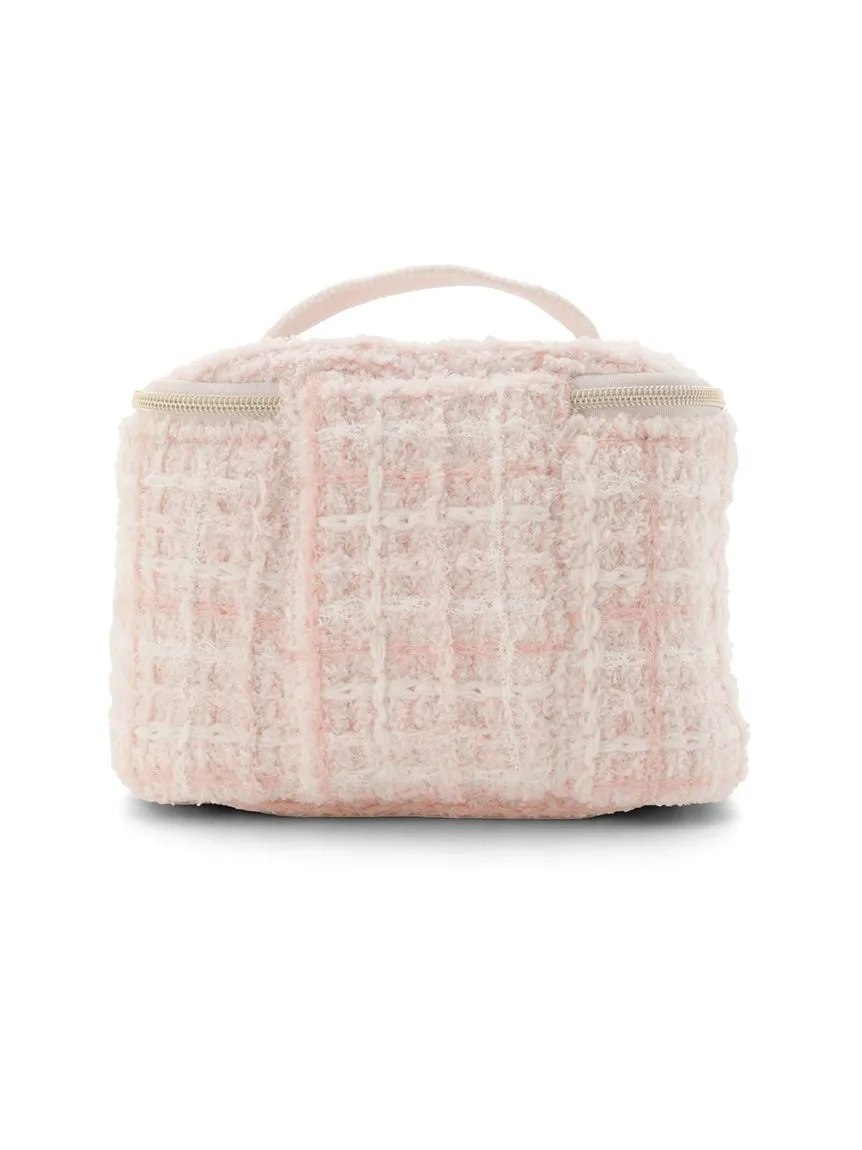 Tweed Like Mini Cosmetic Pouch