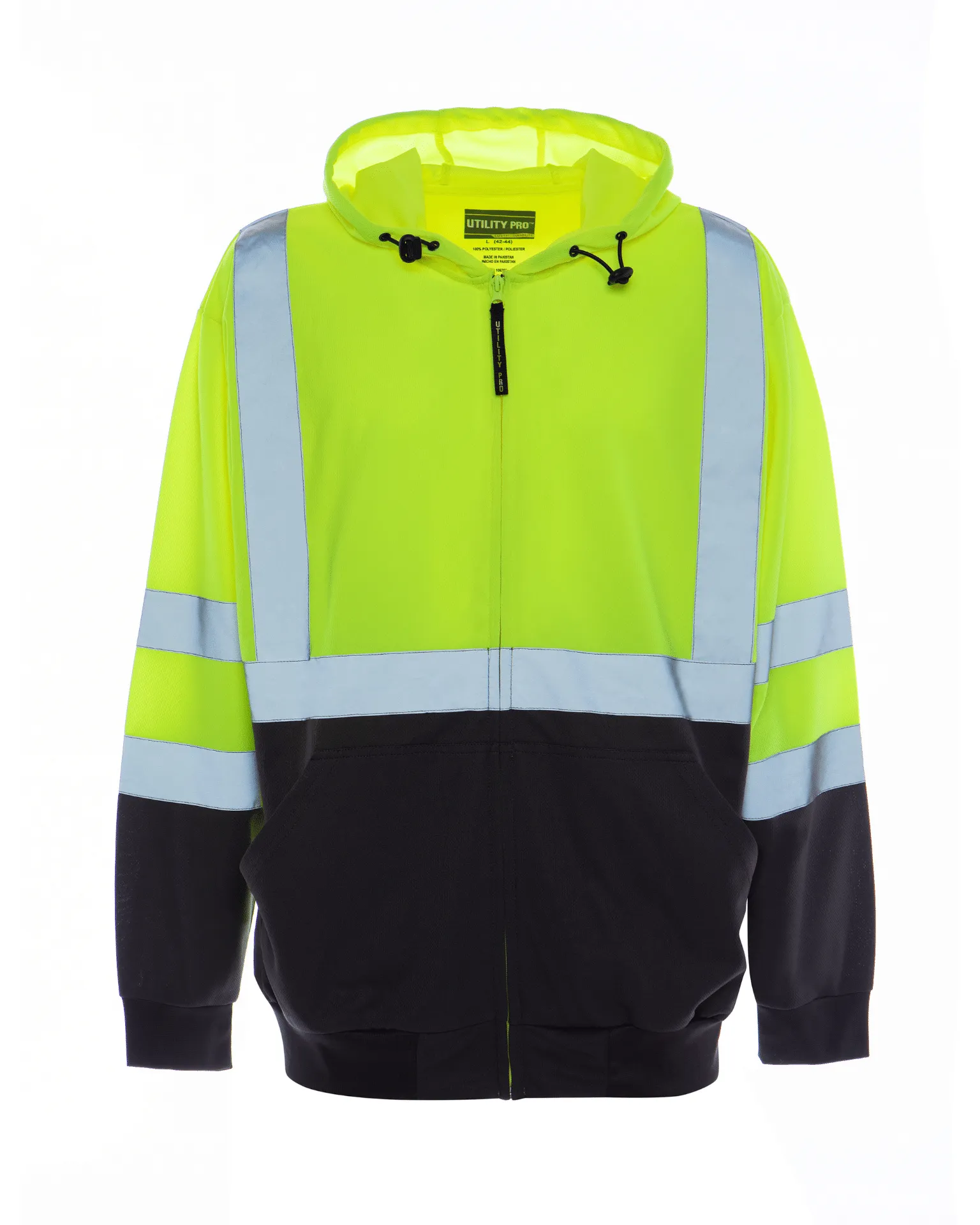 UHV829 HiVis Ultra Light Full Zip Hoodie