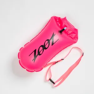 Ultra Swim Safety Buoy & Dry Bag - Neon Pink