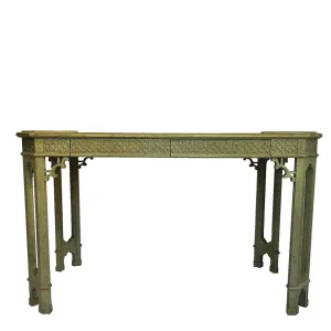 Vintage Chinoiserie Painted Desk