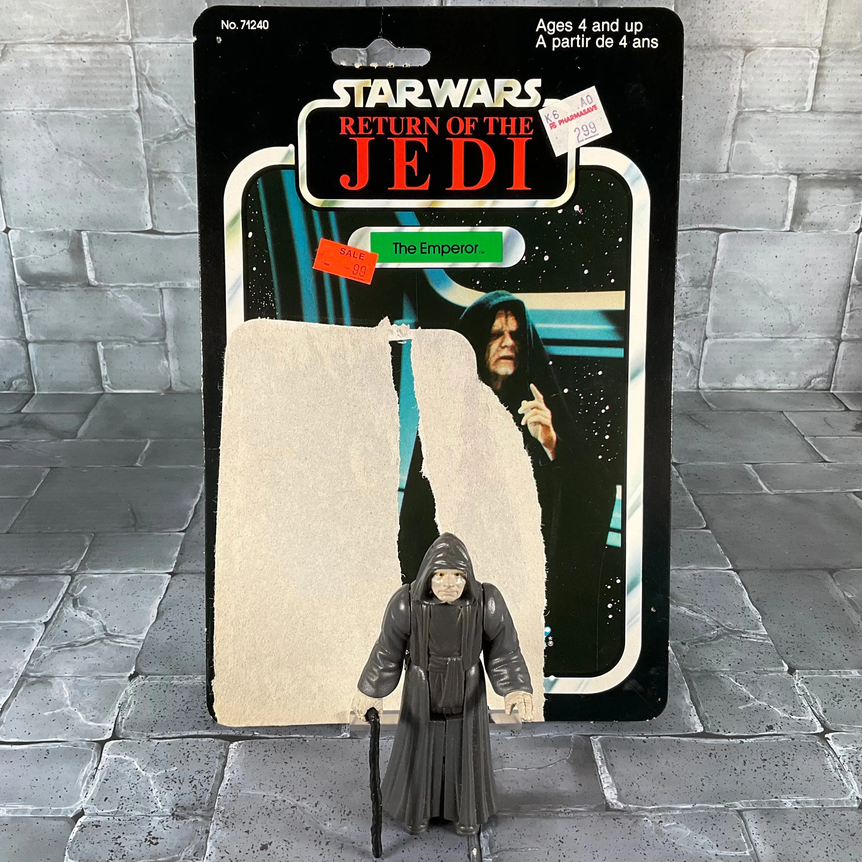 Vintage Kenner Star Wars - The Emperor with Cardback