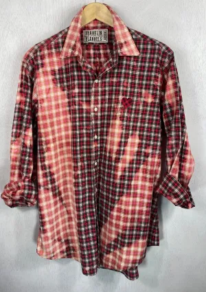 Vintage Red, Pink and White Lightweight Cotton Size Medium