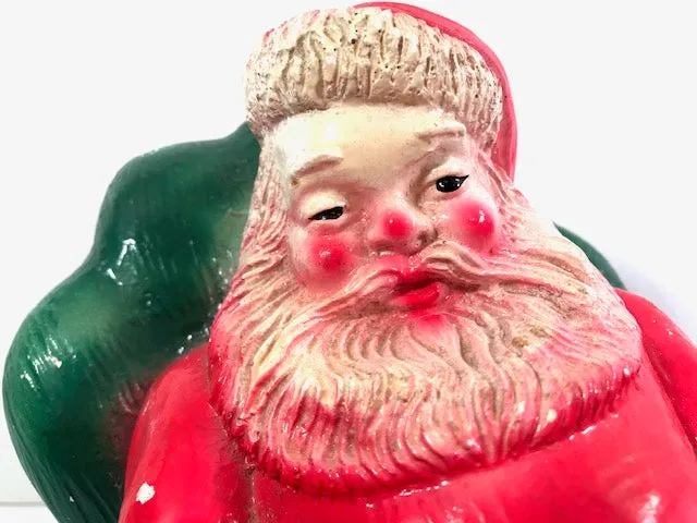 Vintage Rossi Chalkware Santa Bank