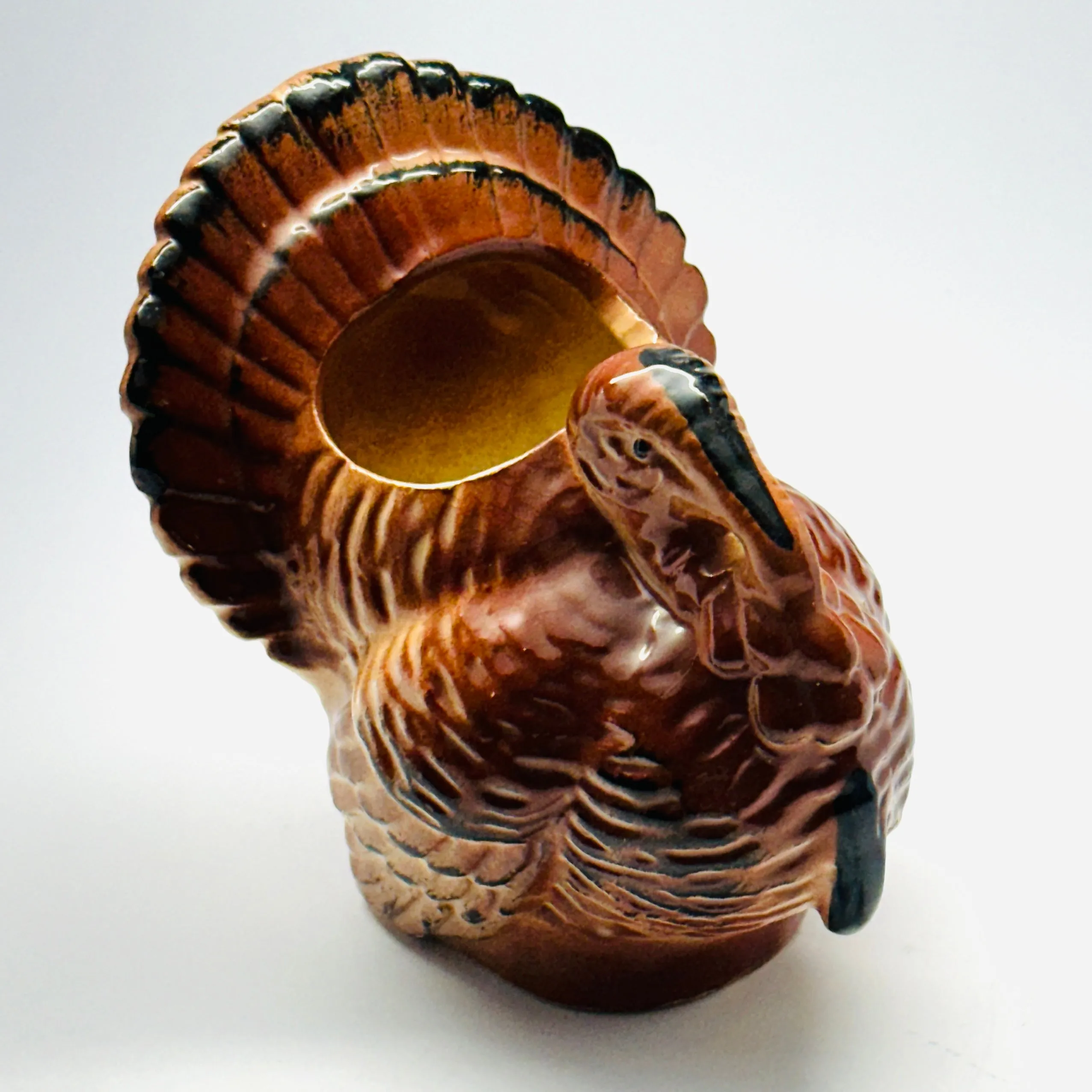 Vintage Small Ceramic Turkey Vase