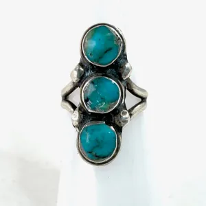 Vintage Three Stone Ring<br>Size: 5