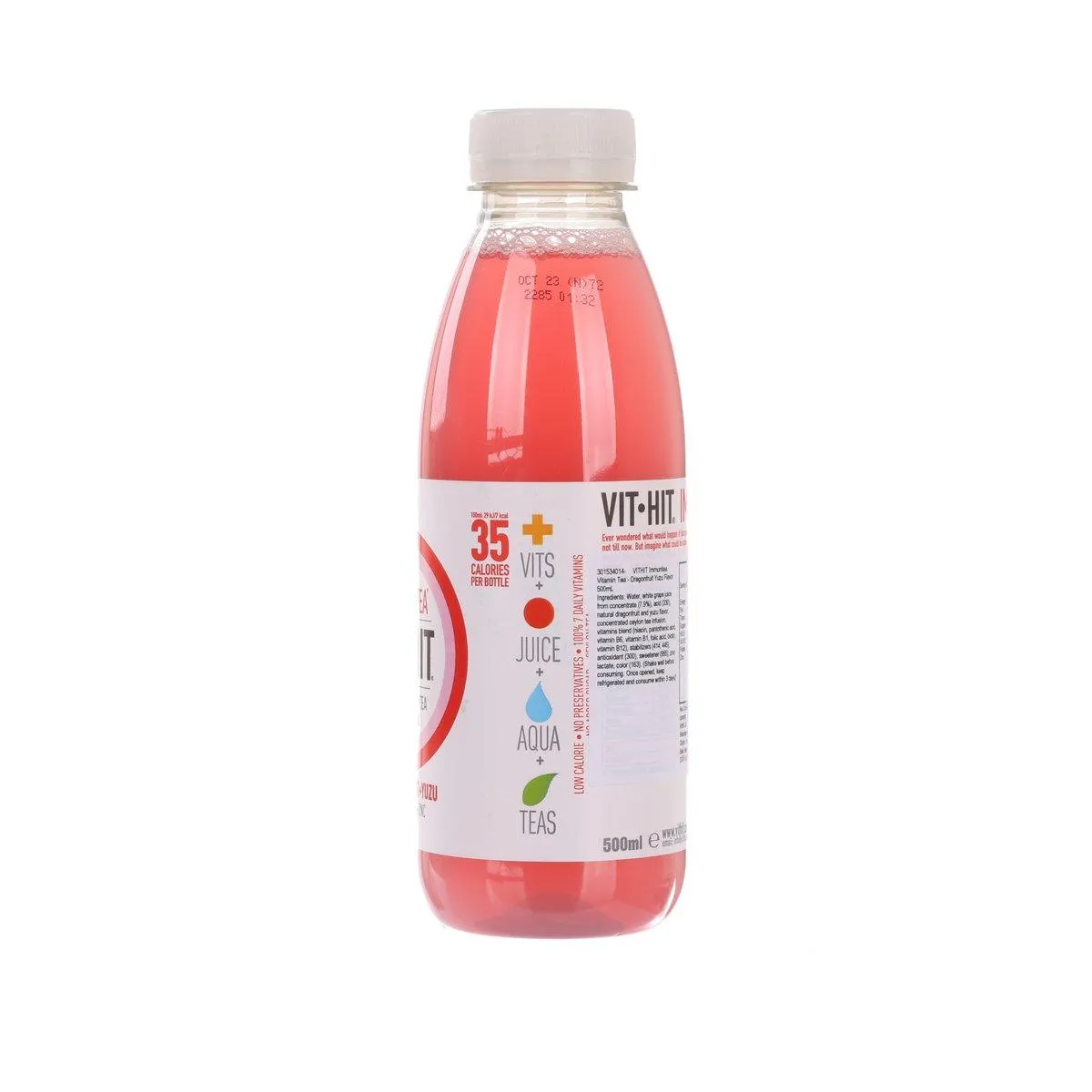 VITHIT Immunitea Vitamin Tea - Dragonfruit Yuzu Flavor  (500mL)