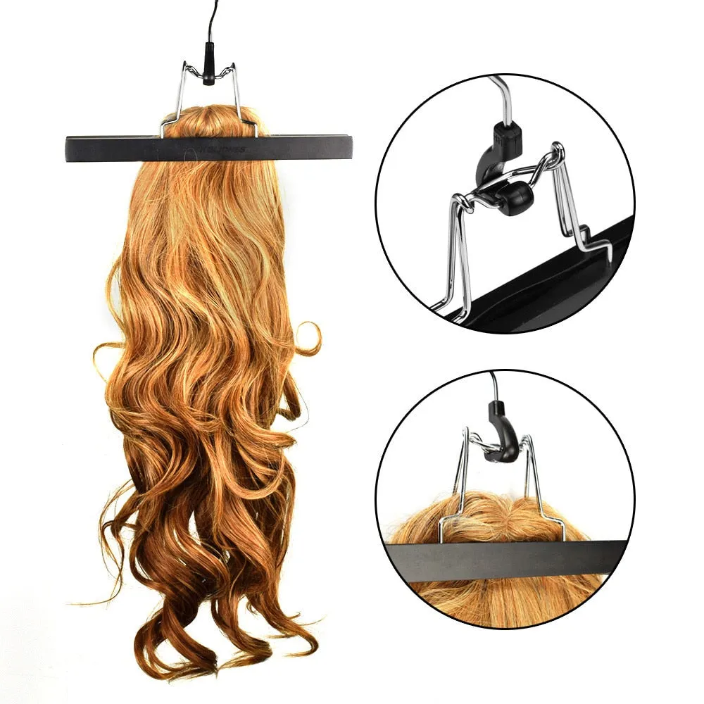 Wig Storage Bag Holder with Wig Hanger Hair Extensions