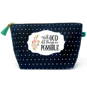 With God Janie Zippered Pouch